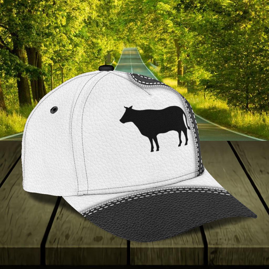 Personalized Cow Classic Cap, Personalized Gift for Farmers, Cow Lovers, Chicken Lovers Trucker Hats Custom Hats Gifts For Men & Women