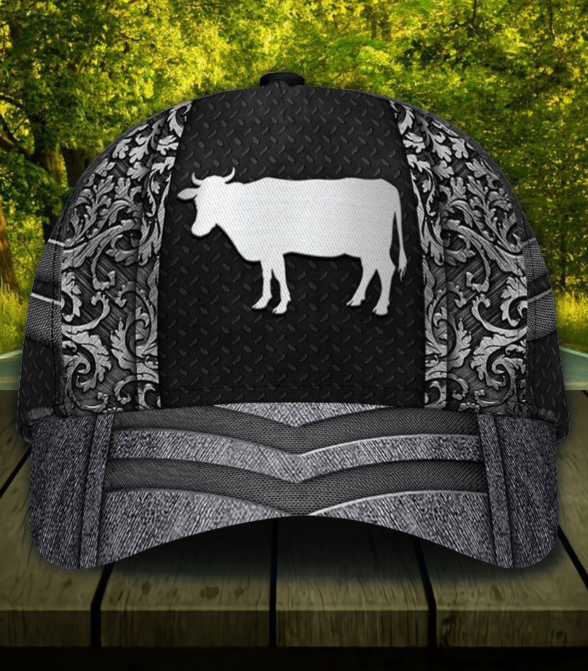 Personalized Cow Classic Cap, Personalized Gift for Farmers, Cow Lovers, Chicken Lovers Trucker Hats Custom Hats Gifts For Men & Women
