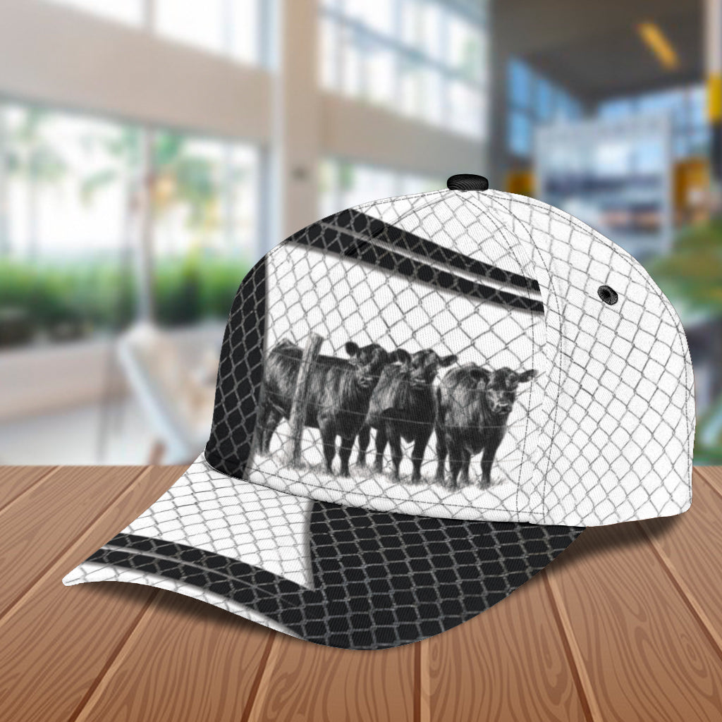 Personalized Cow Classic Cap, Personalized Gift for Farmers, Cow Lovers, Chicken Lovers Trucker Hats Custom Hats Gifts For Men & Women