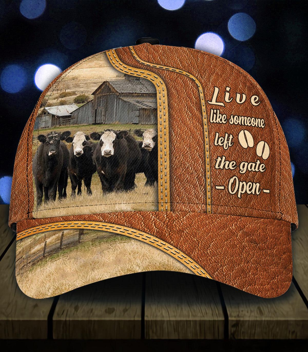 Personalized Cow Classic Cap, Personalized Gift for Farmers, Cow Lovers, Chicken Lovers Trucker Hats Custom Hats Gifts For Men & Women