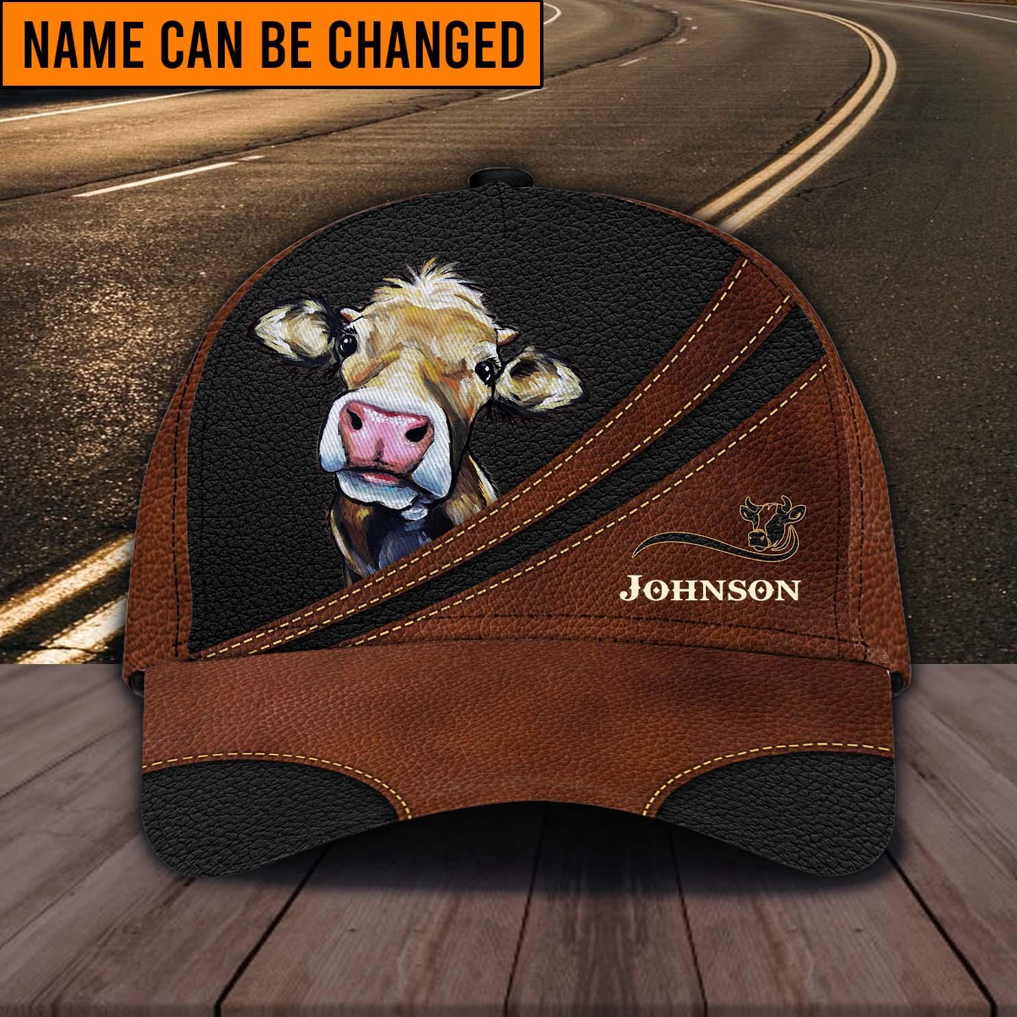 Personalized Cow Classic Cap, Personalized Gift for Farmers, Cow Lovers, Chicken Lovers Trucker Hats Custom Hats Gifts For Men & Women