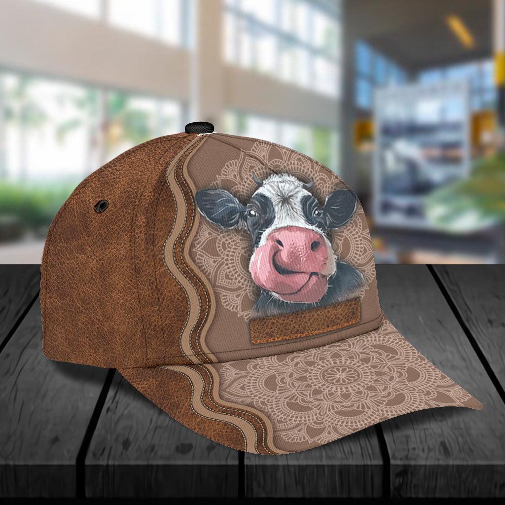 Personalized Cow Classic Cap, Personalized Gift for Farmers, Cow Lovers, Chicken Lovers Trucker Hats Custom Hats Gifts For Men & Women