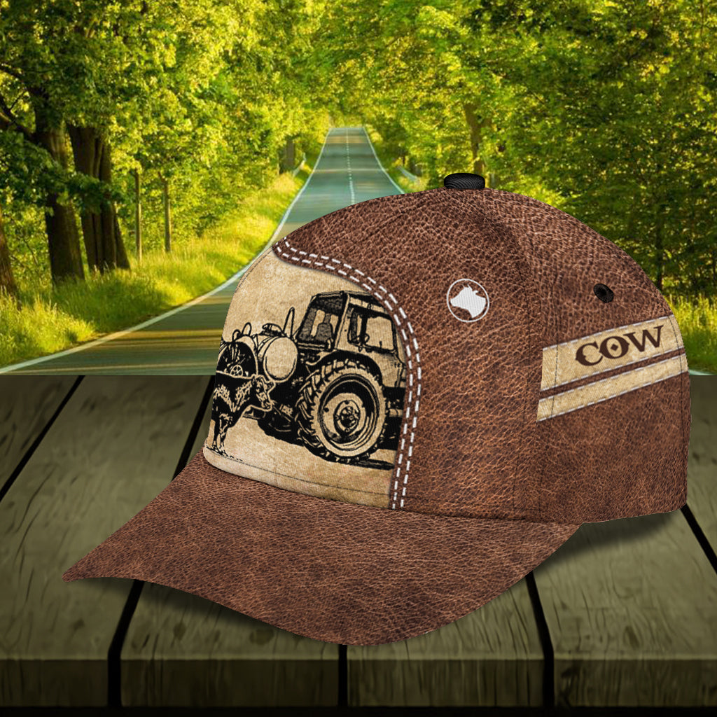 Personalized Cow Classic Cap, Personalized Gift for Farmers, Cow Lovers, Chicken Lovers Trucker Hats Custom Hats Gifts For Men & Women
