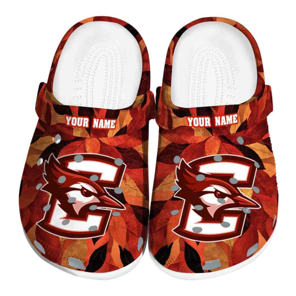 Personalized Creighton Bluejays Autumn Leaves ClogTVC1801767