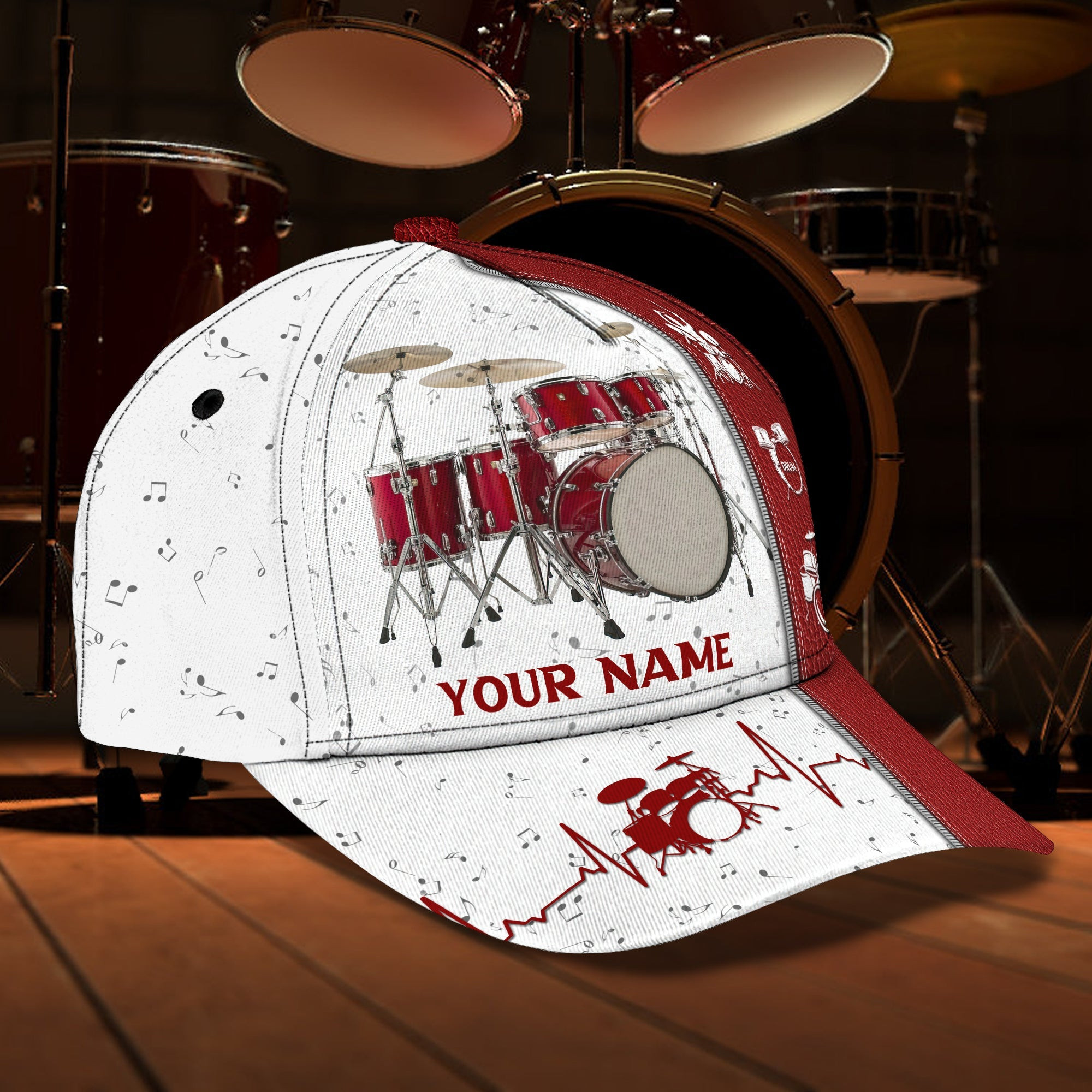 Personalized Custom Classic Cap - Drum Lover'S Gift Trucker Hats Custom Hats Gifts For Men & Women