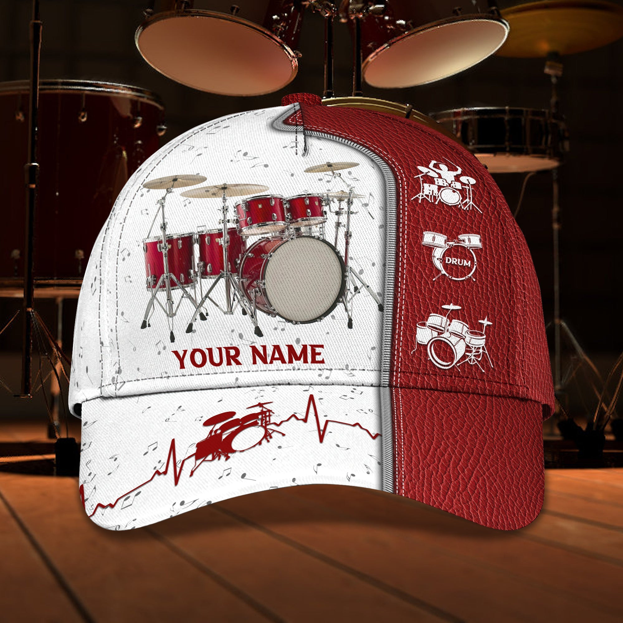 Personalized Custom Classic Cap - Drum Lover'S Gift Trucker Hats Custom Hats Gifts For Men & Women