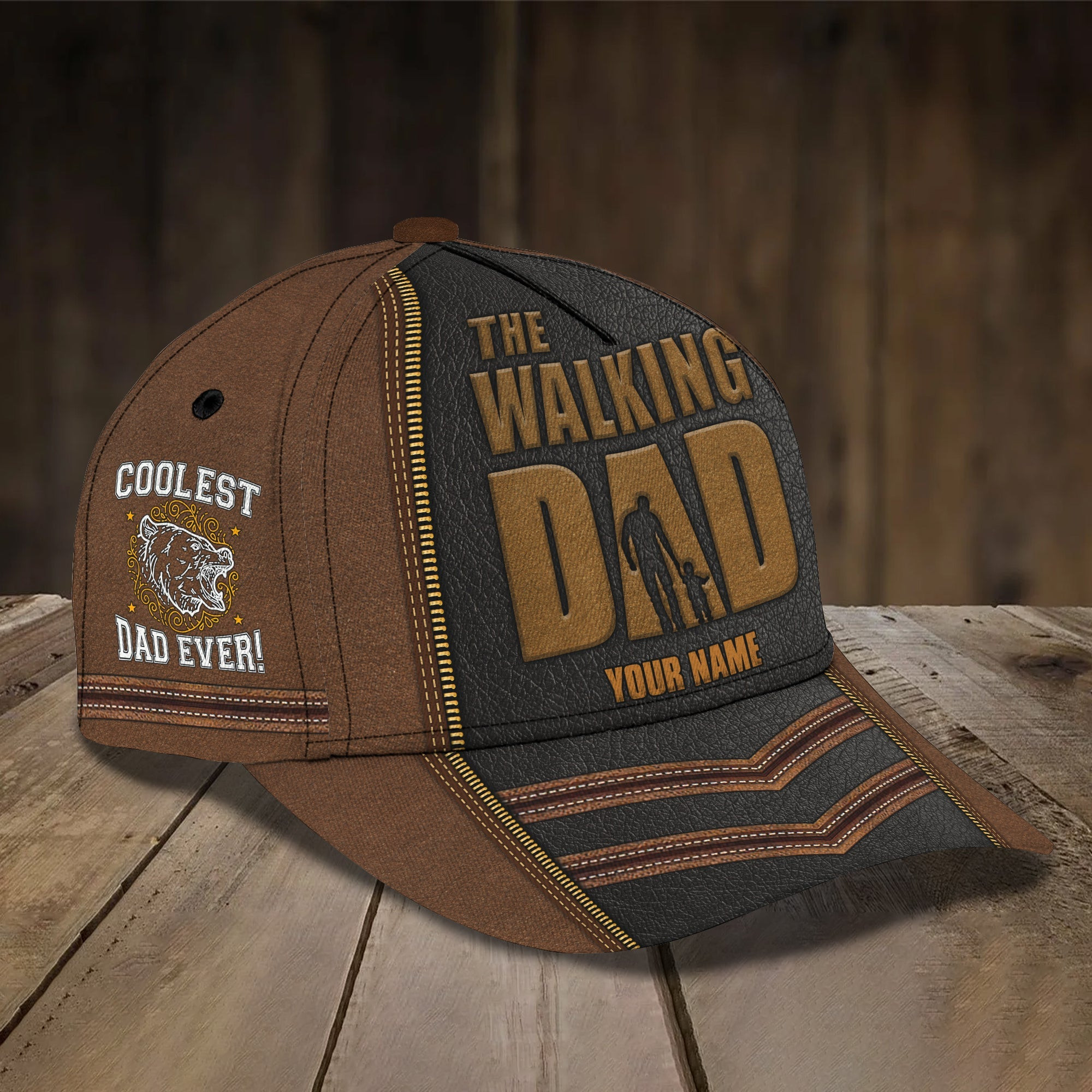 Personalized Custom Classic Cap For Best Dad Gift Trucker Hats Custom Hats Gifts For Men & Women