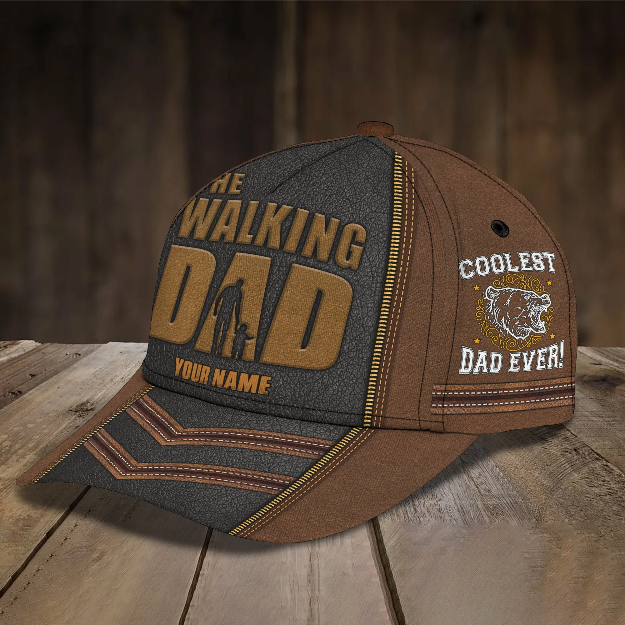 Personalized Custom Classic Cap For Best Dad Gift Trucker Hats Custom Hats Gifts For Men & Women