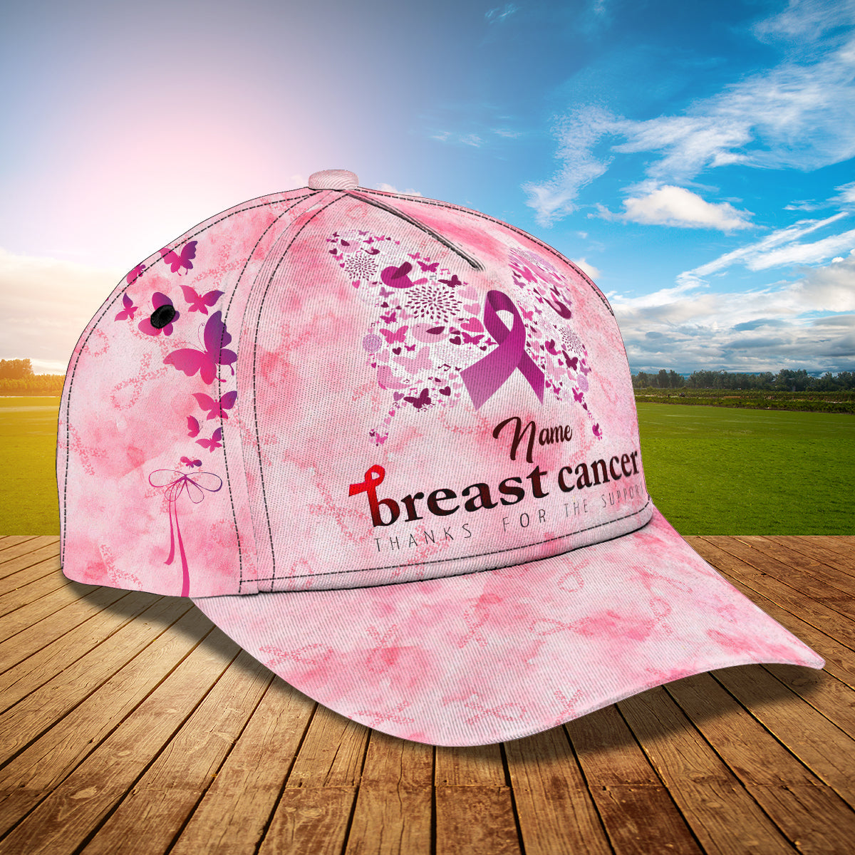 Personalized Custom Classic Cap For Breast Cancer Awareness - Perfect Gift Option Trucker Hats Custom Hats Gifts For Men & Women