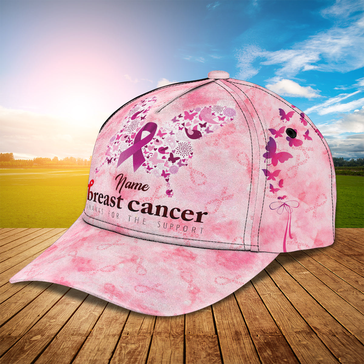 Personalized Custom Classic Cap For Breast Cancer Awareness - Perfect Gift Option Trucker Hats Custom Hats Gifts For Men & Women