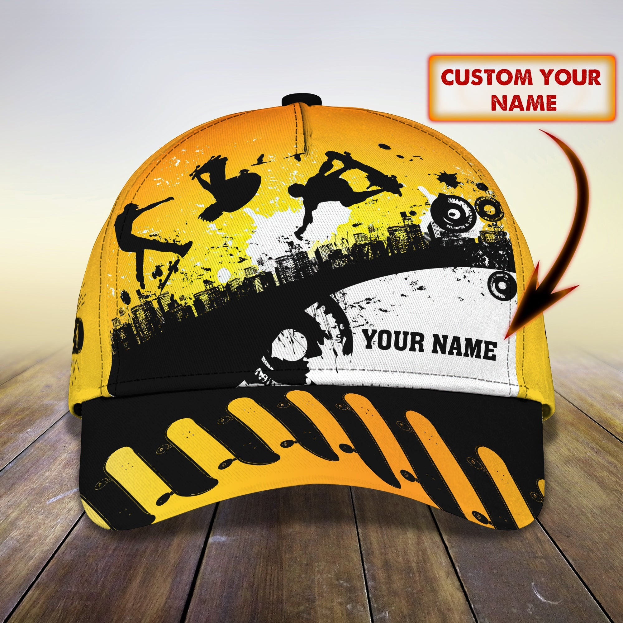 Personalized Custom Classic Cap For Skateboarders - Nt - Ct Trucker Hats Custom Hats Gifts For Men & Women