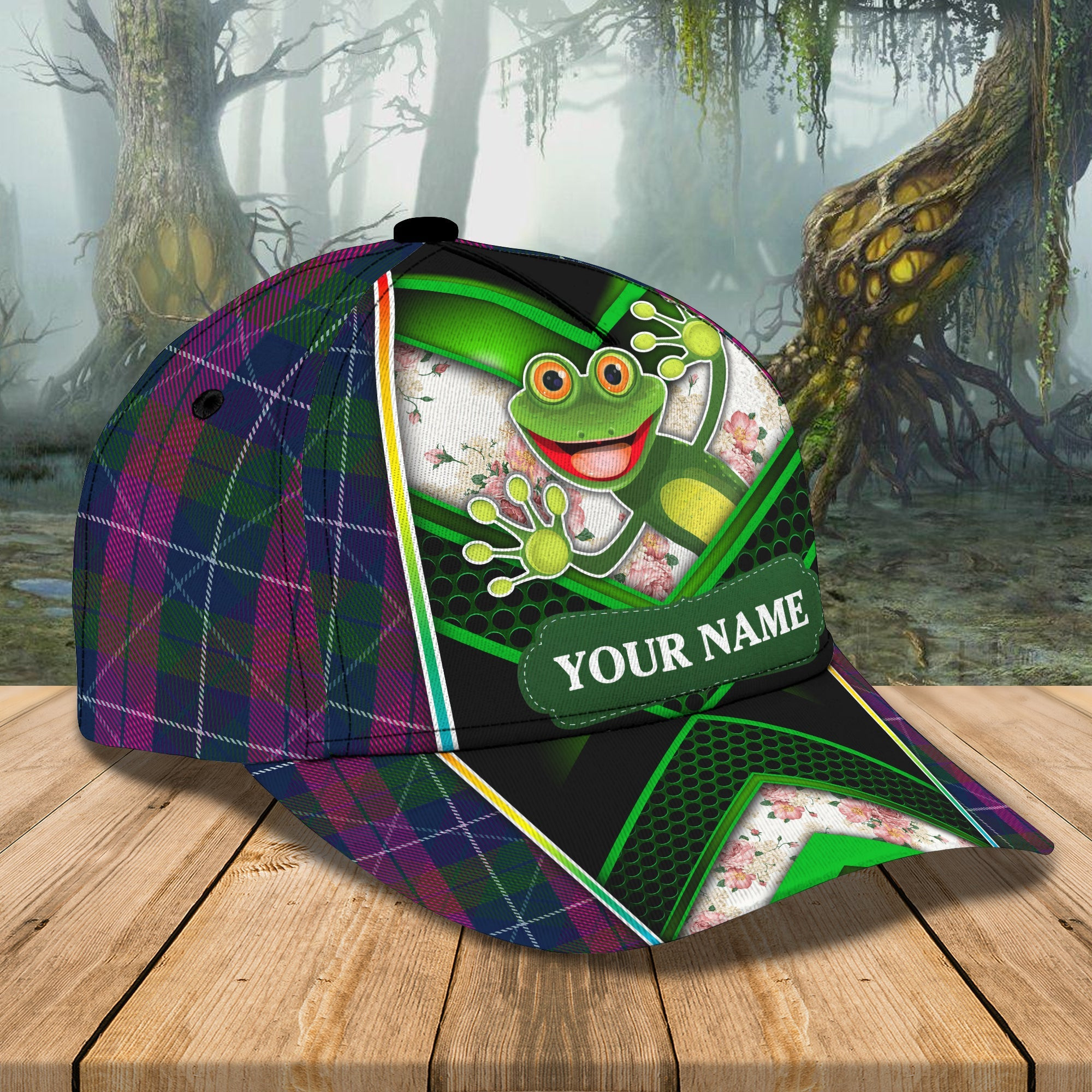Personalized Custom Classic Cap - Frog Design Trucker Hats Custom Hats Gifts For Men & Women