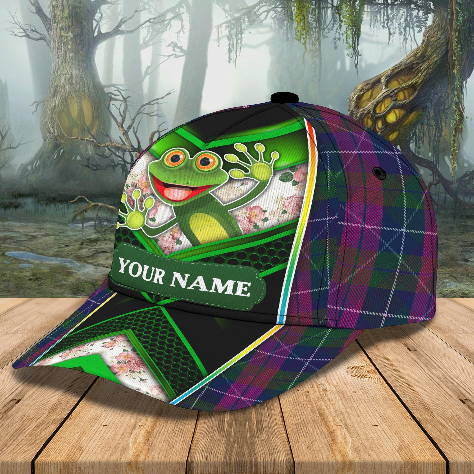 Personalized Custom Classic Cap - Frog Design Trucker Hats Custom Hats Gifts For Men & Women