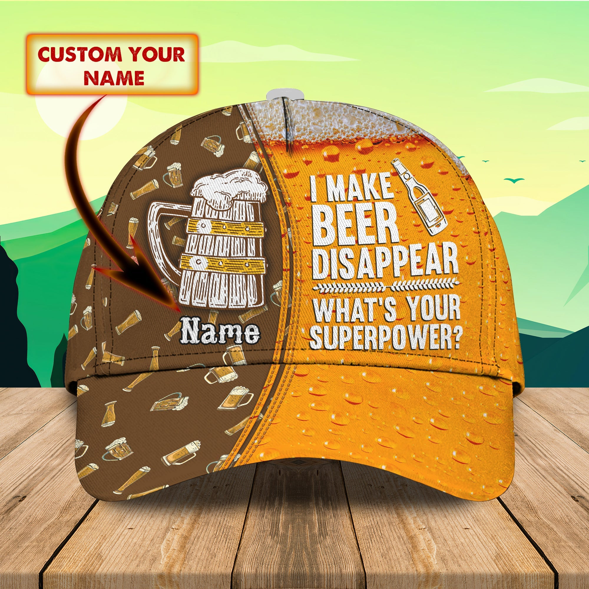 Personalized Custom Classic Cap - Make Your Name Shine Trucker Hats Custom Hats Gifts For Men & Women