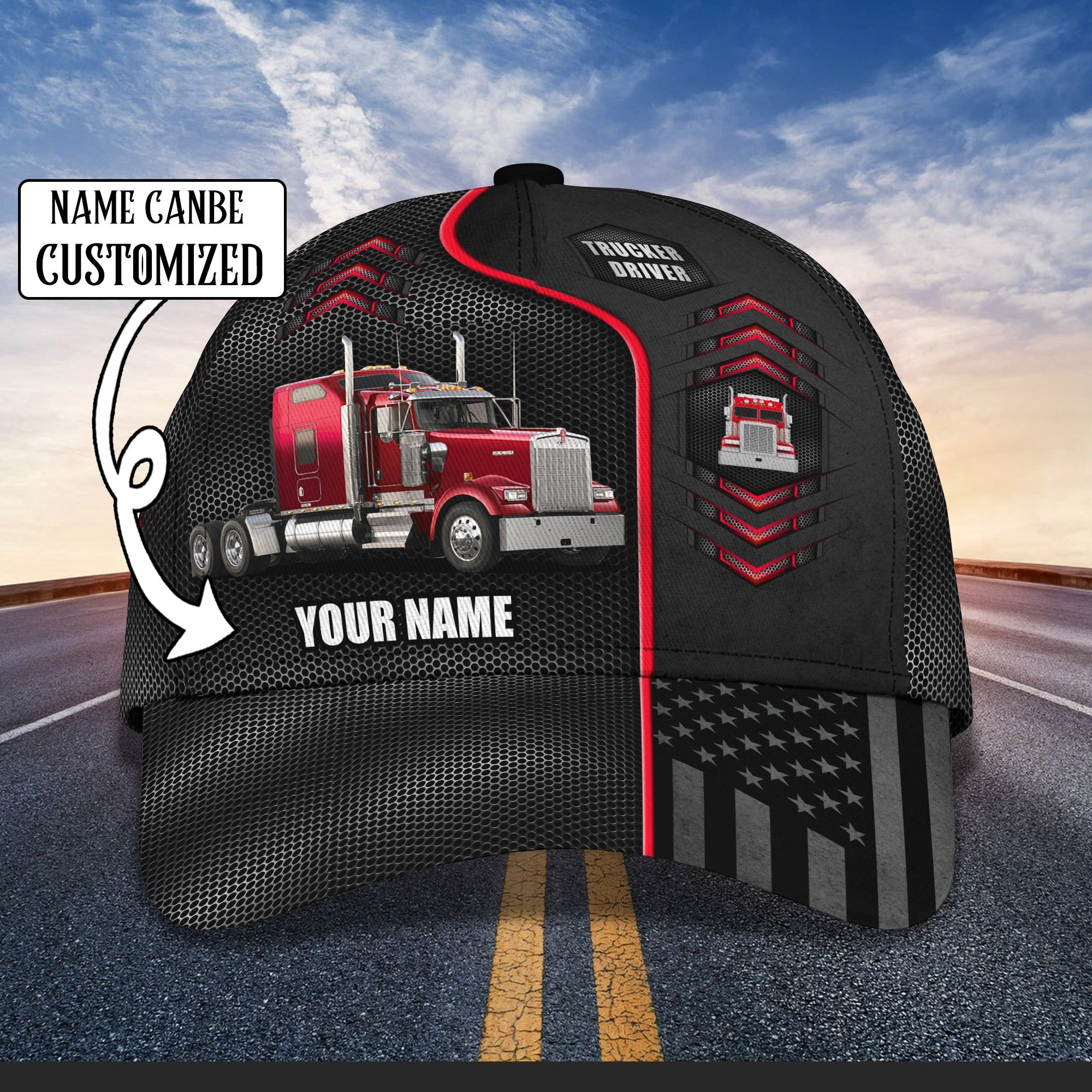 Personalized Custom Classic Cap - Perfect Gift For Truckers Trucker Hats Custom Hats Gifts For Men & Women