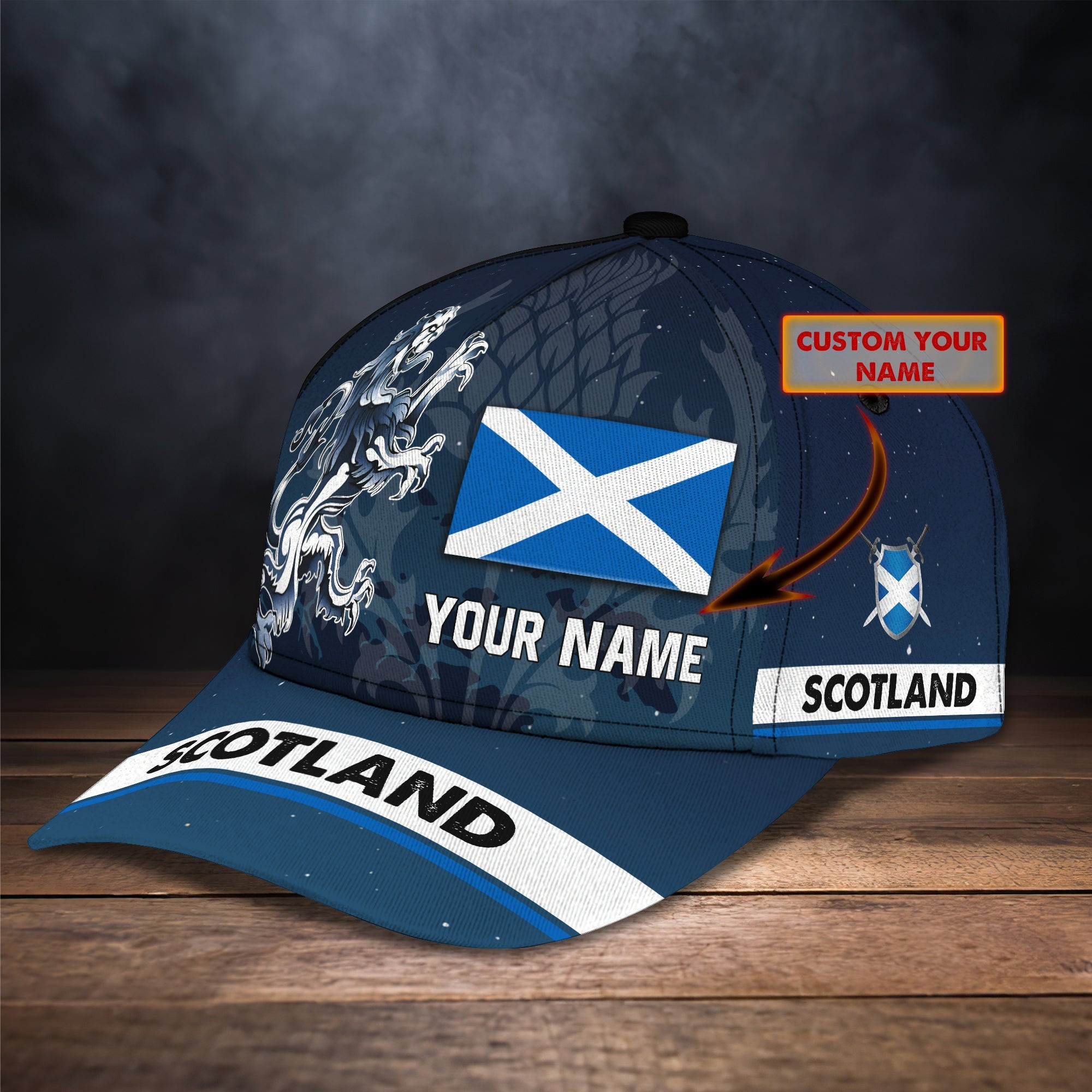 Personalized Custom Classic Cap - Scotland Trucker Hats Custom Hats Gifts For Men & Women