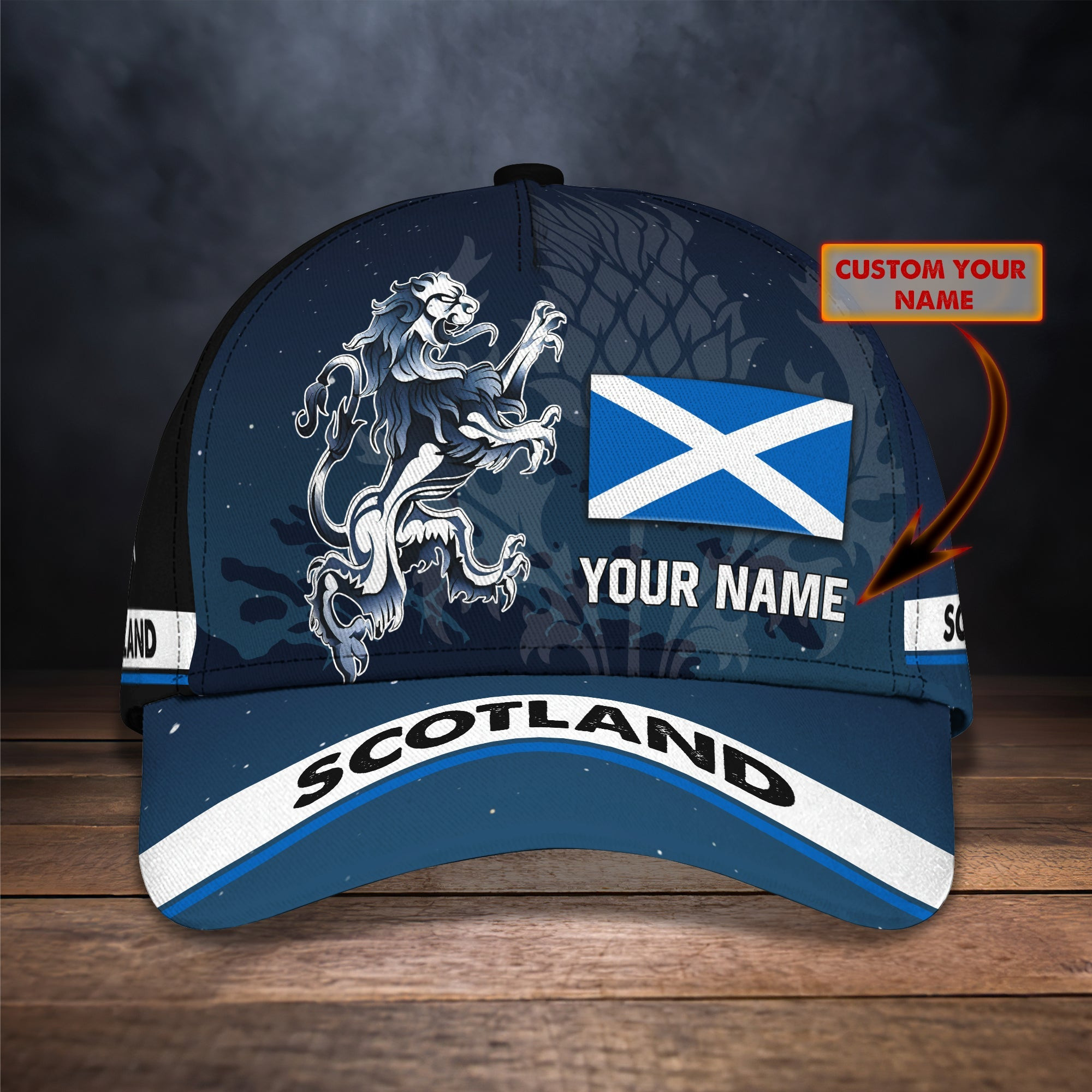 Personalized Custom Classic Cap - Scotland Trucker Hats Custom Hats Gifts For Men & Women