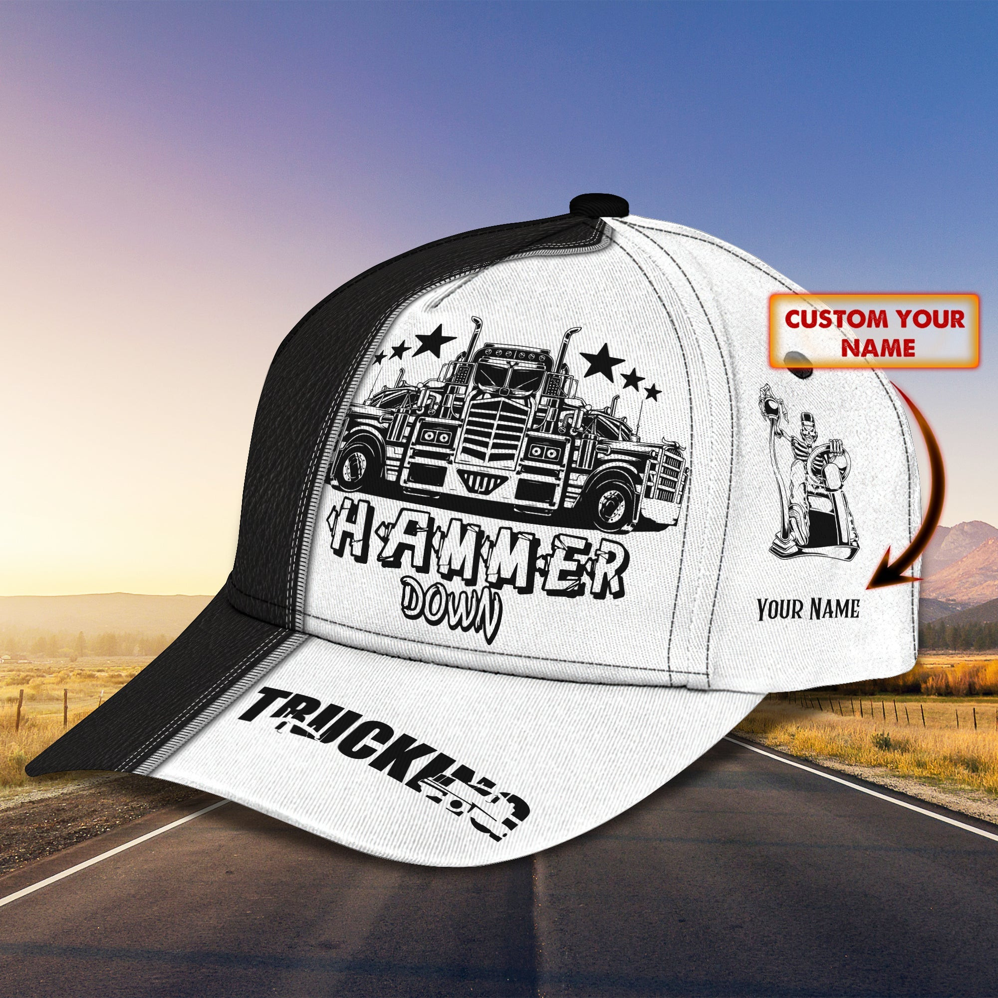 Personalized Custom Classic Cap With Name - Ideal Gift Option Trucker Hats Custom Hats Gifts For Men & Women
