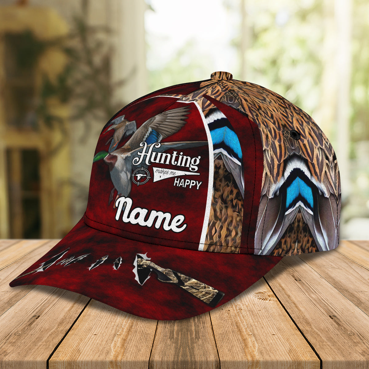 Personalized Custom Classic Duck Hunting Cap Trucker Hats Custom Hats Gifts For Men & Women
