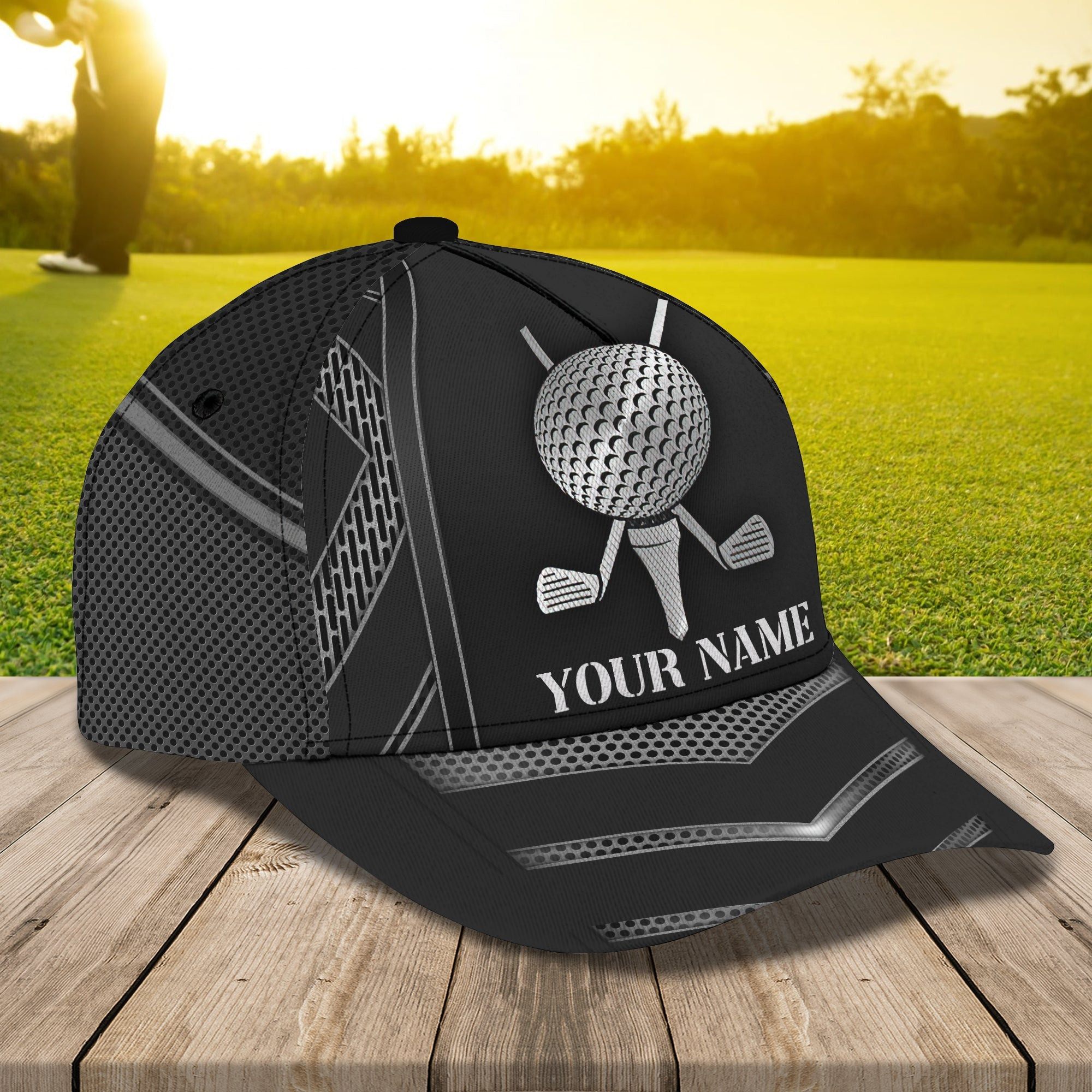 Personalized Custom Classic Golf Cap - Name  Option Trucker Hats Custom Hats Gifts For Men & Women