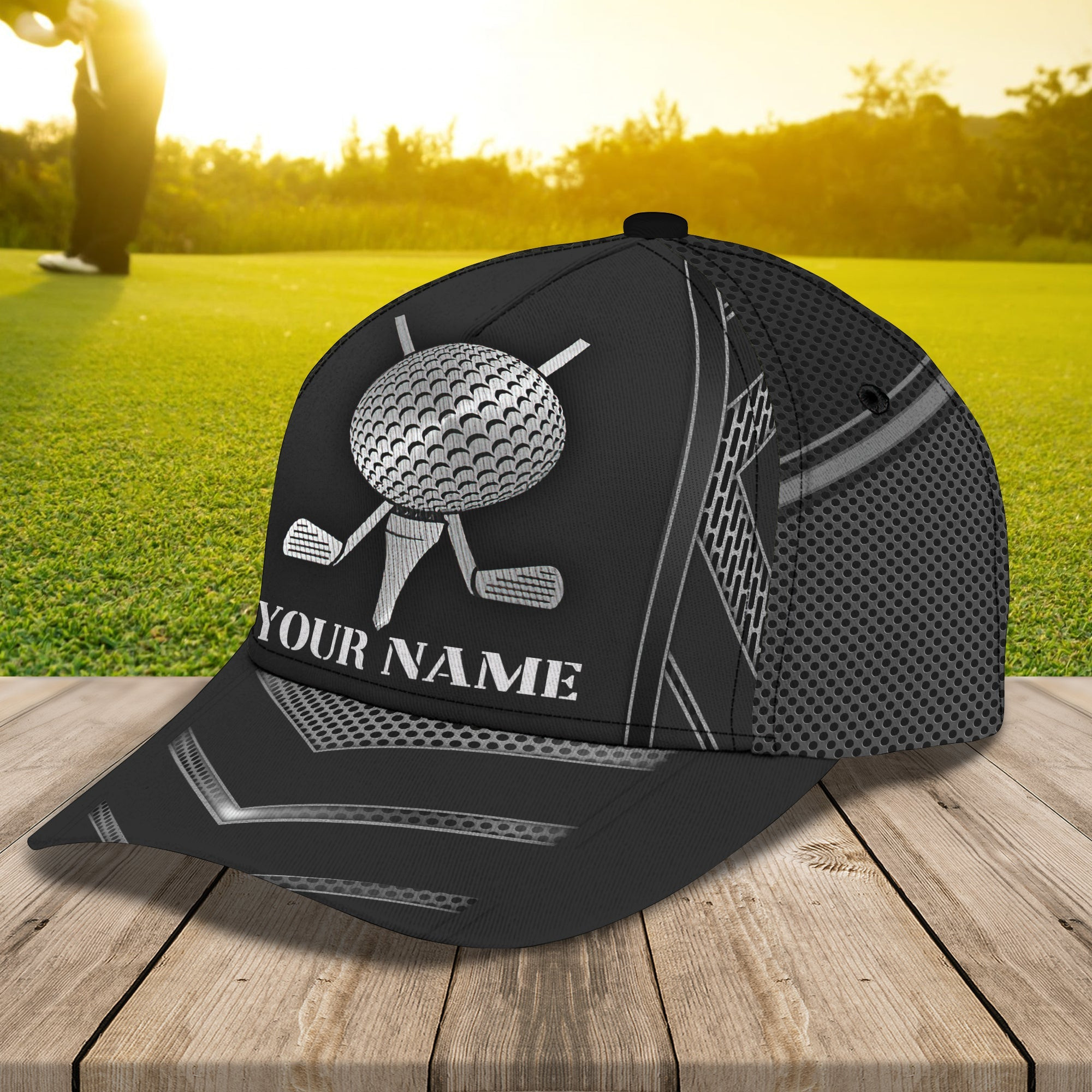 Personalized Custom Classic Golf Cap - Name  Option Trucker Hats Custom Hats Gifts For Men & Women