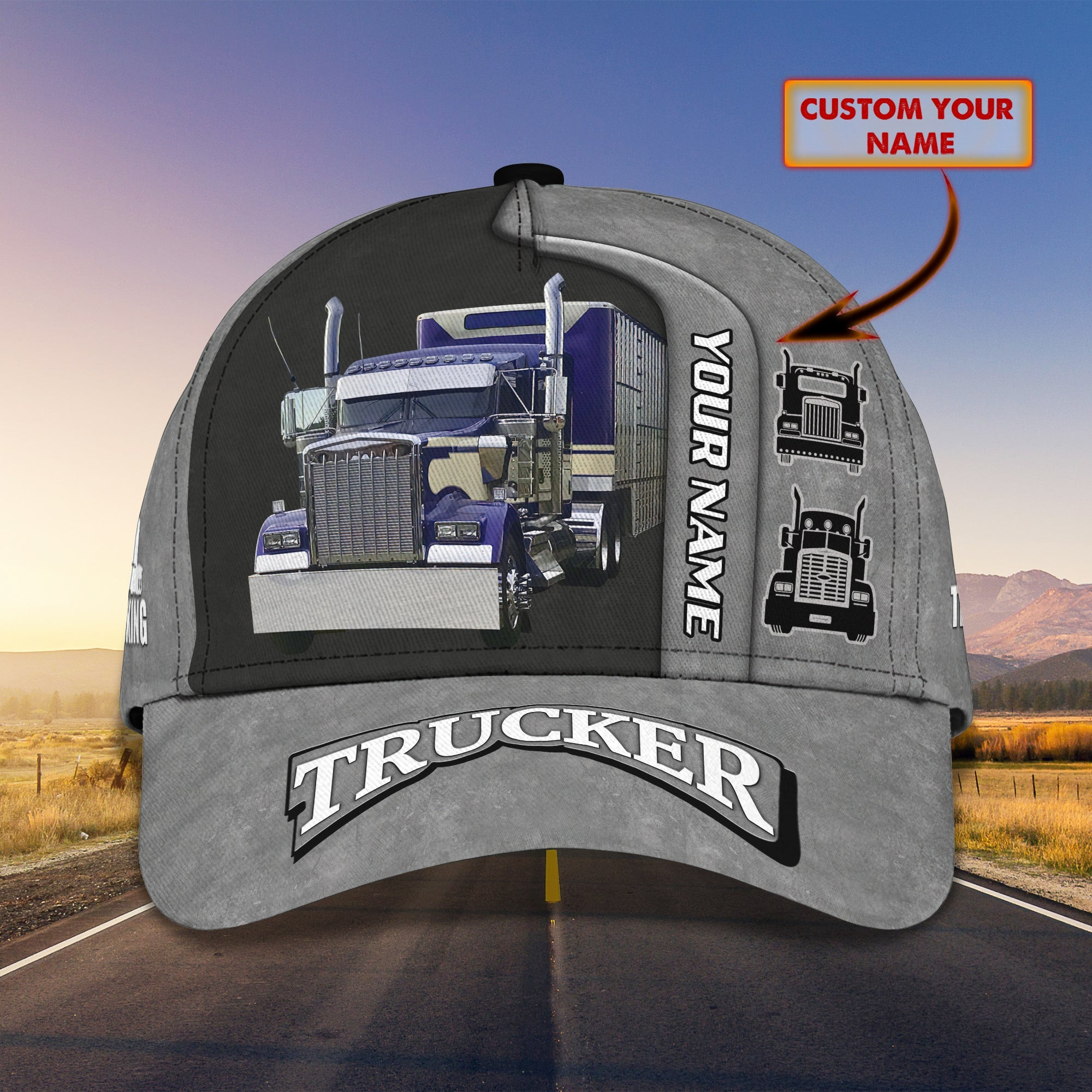 Personalized Custom Classic Trucker Cap Trucker Hats Custom Hats Gifts For Men & Women