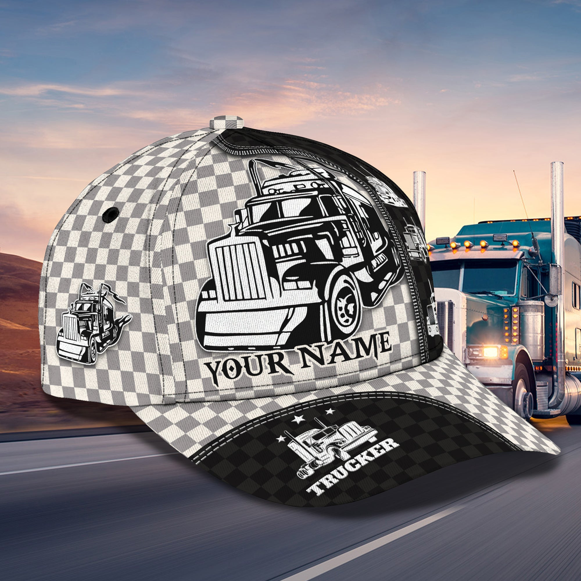 Personalized Custom Classic Trucker Cap Trucker Hats Custom Hats Gifts For Men & Women