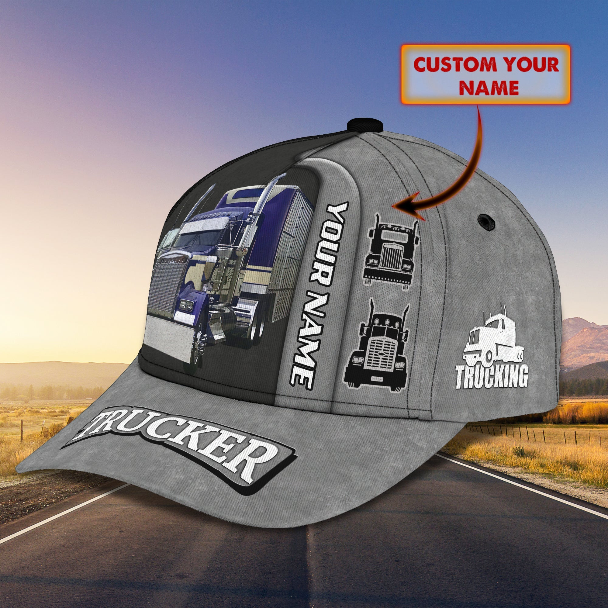 Personalized Custom Classic Trucker Cap Trucker Hats Custom Hats Gifts For Men & Women