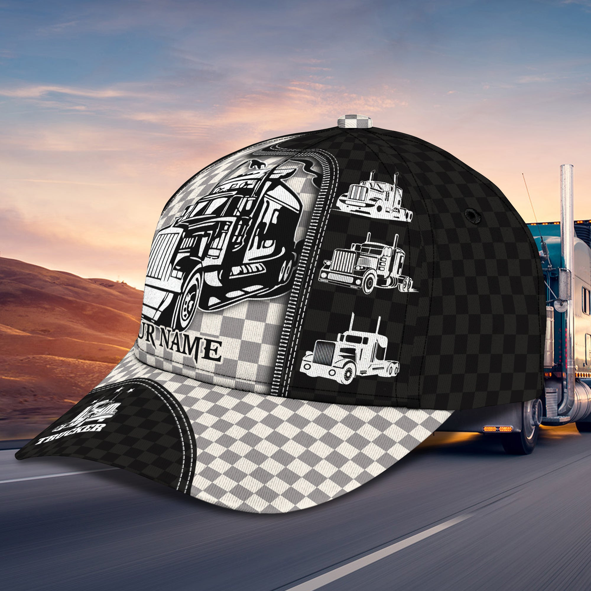 Personalized Custom Classic Trucker Cap Trucker Hats Custom Hats Gifts For Men & Women
