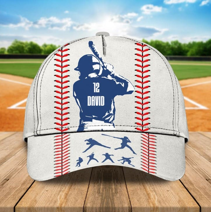 Personalized Custom Crack Baseball Classic Cap for Men, Baseball Team Gift for Him Baseball Hats Trucker Hats Custom Hats Gifts For Men & Women
