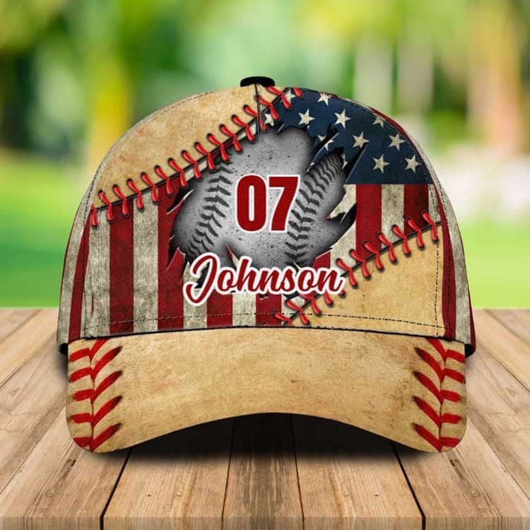 Personalized Custom Crack Baseball Classic Cap for Men, Baseball Team Gift for Him Baseball Hats Trucker Hats Custom Hats Gifts For Men & Women