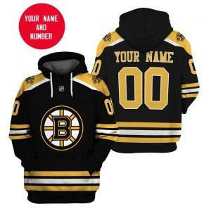 Personalized Custom Name And Number Boston Bruins For Unisex Ugly Christmas Sweater Adult 3D Funny Matching for family