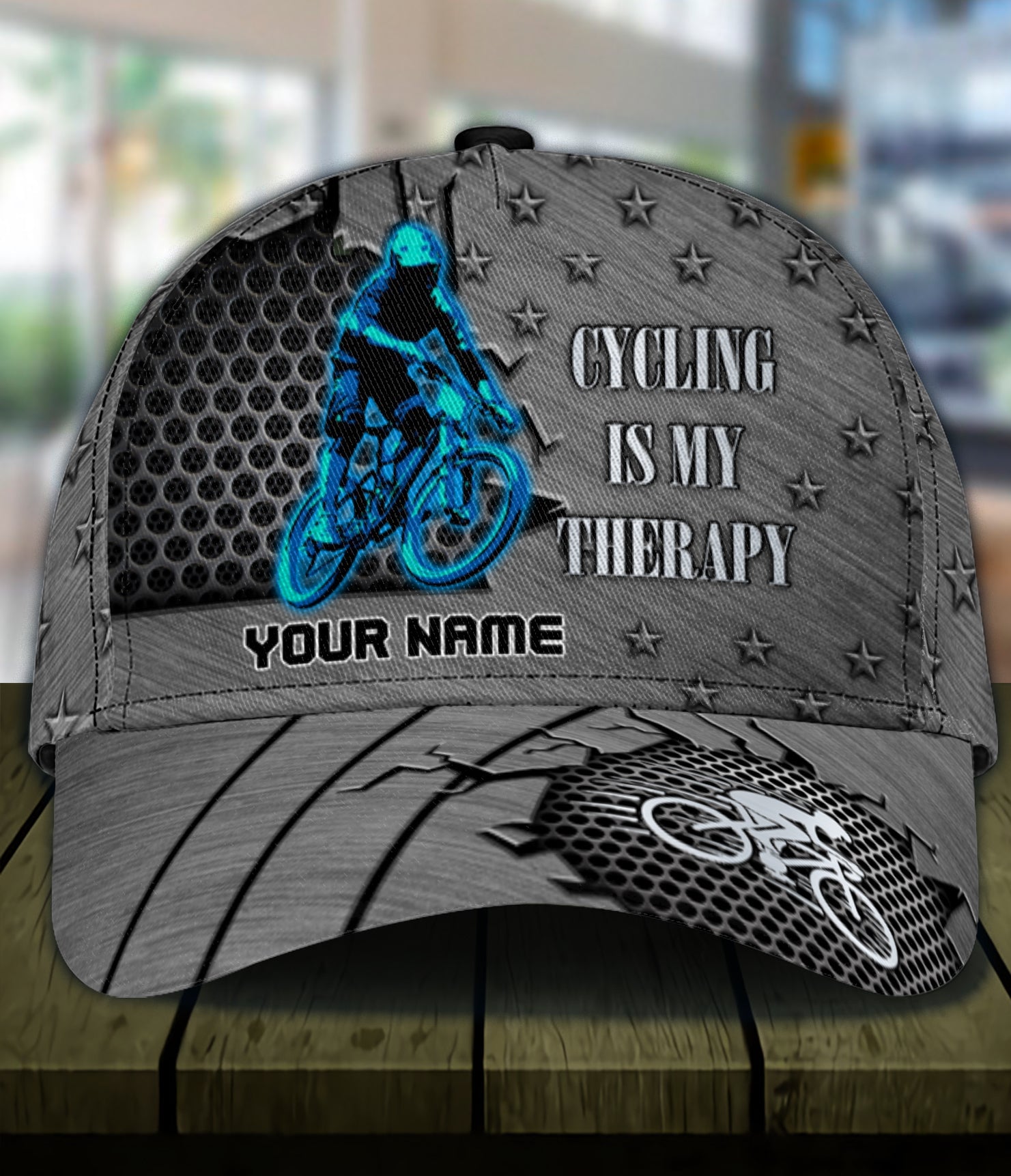 Personalized Cycling Classic Cap Trucker Hats Custom Hats Gifts For Men & Women