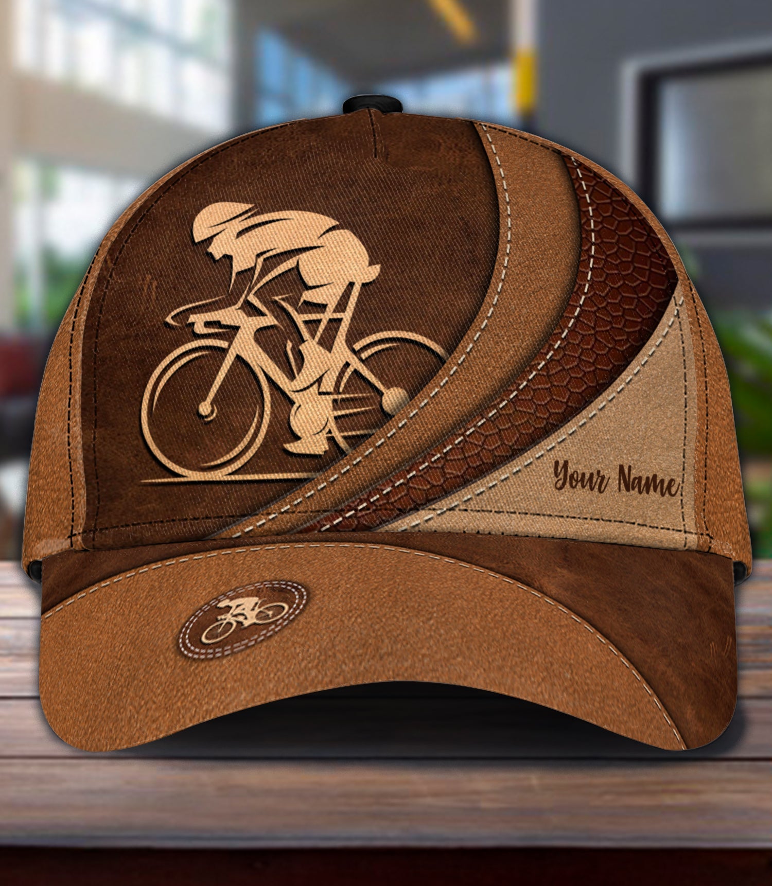 Personalized Cycling Classic Cap  Trucker Hats Custom Hats Gifts For Men & Women