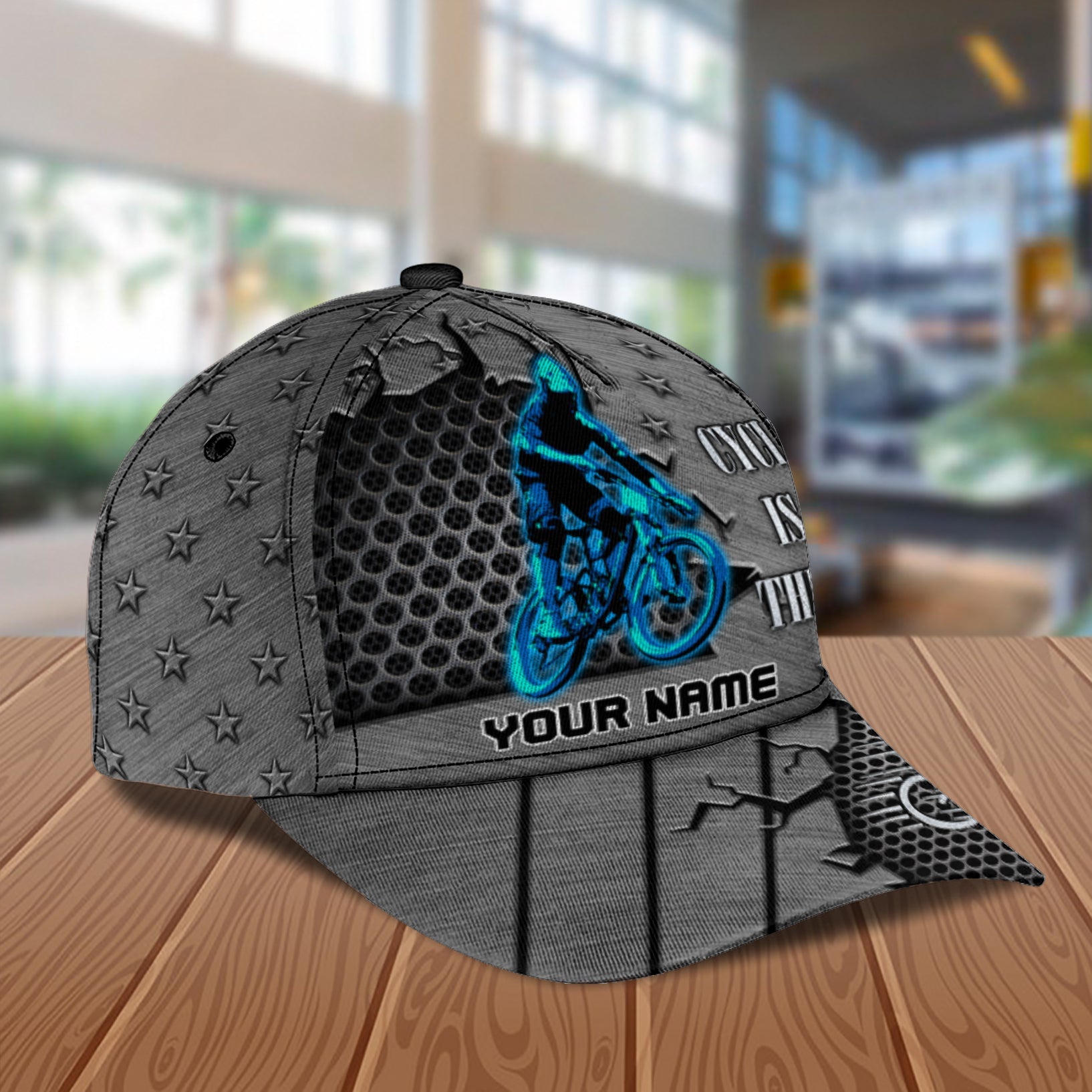 Personalized Cycling Classic Cap Trucker Hats Custom Hats Gifts For Men & Women