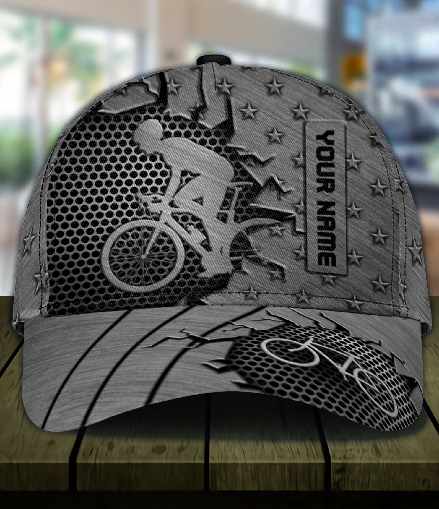 Personalized Cycling Classic Cap Trucker Hats Custom Hats Gifts For Men & Women