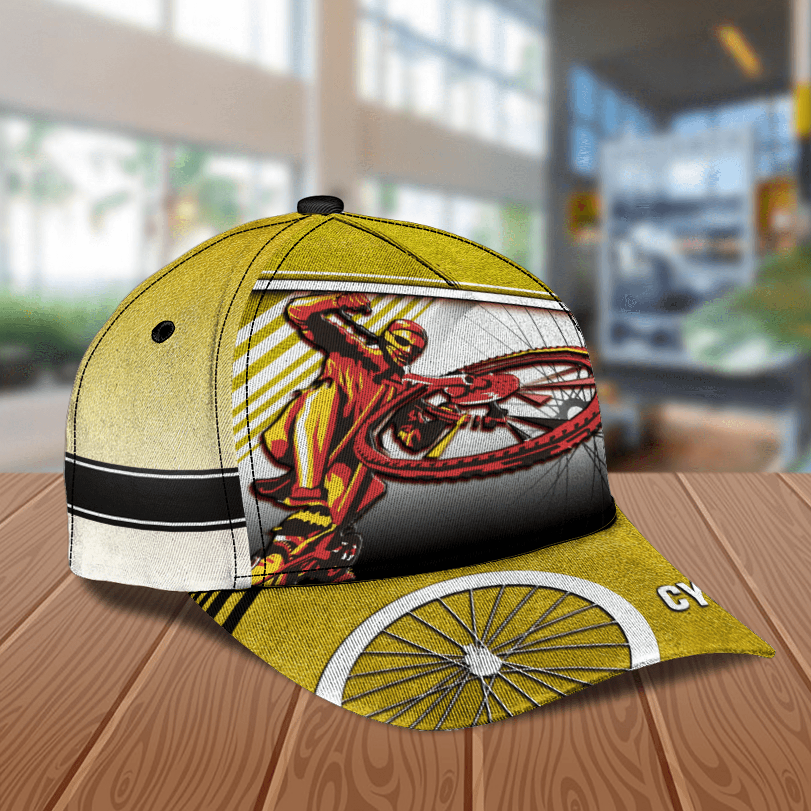 Personalized Cycling Classic Cap Trucker Hats Custom Hats Gifts For Men & Women