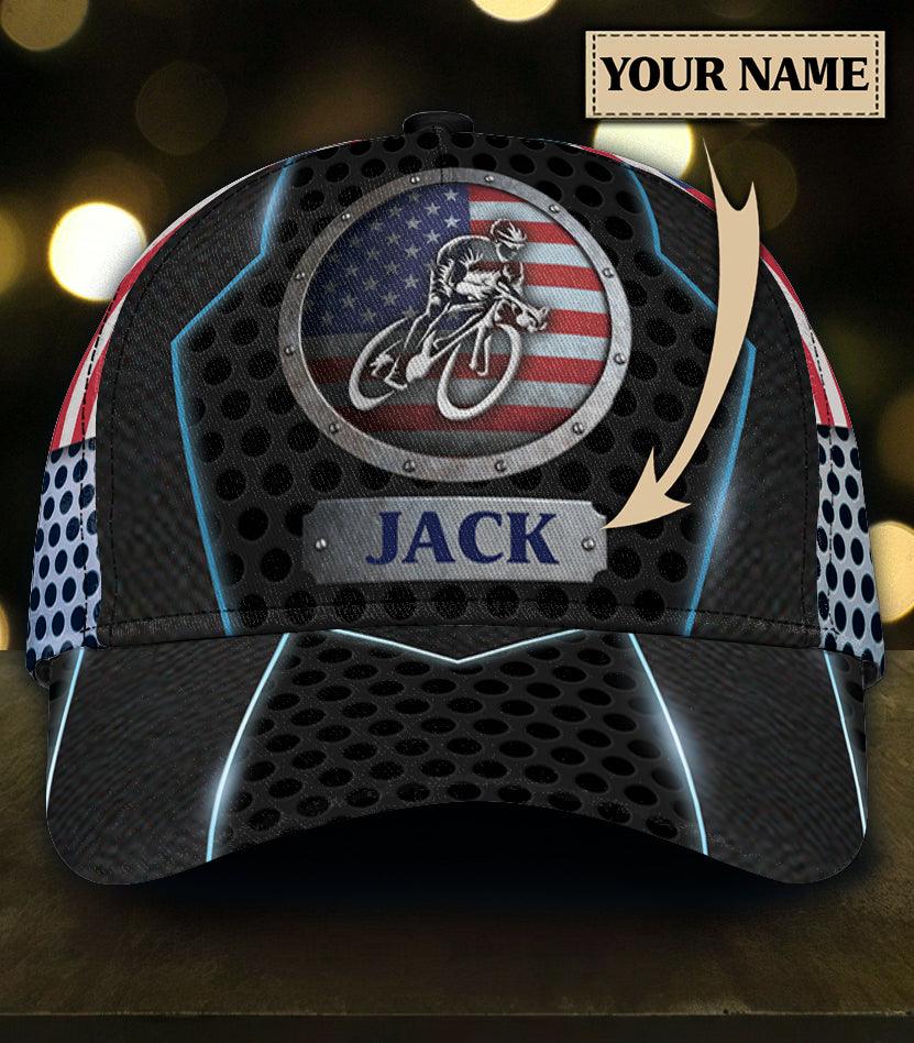 Personalized Cycling Classic Cap Trucker Hats Custom Hats Gifts For Men & Women