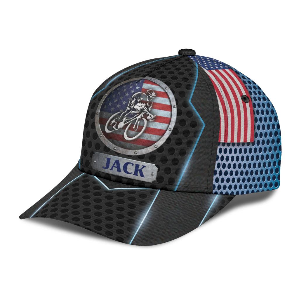 Personalized Cycling Classic Cap Trucker Hats Custom Hats Gifts For Men & Women