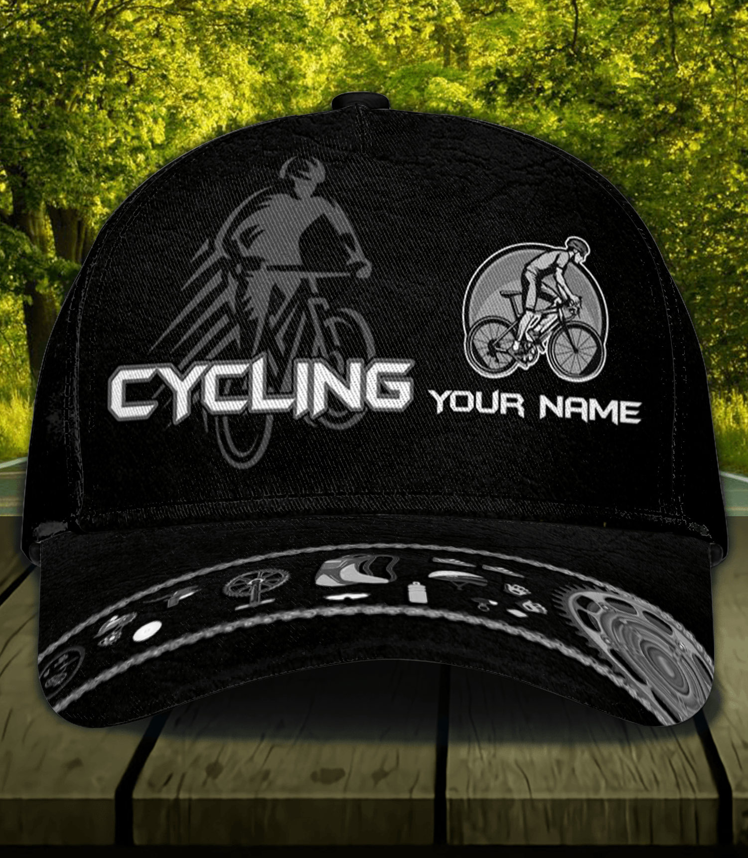 Personalized Cycling Classic Cap Trucker Hats Custom Hats Gifts For Men & Women