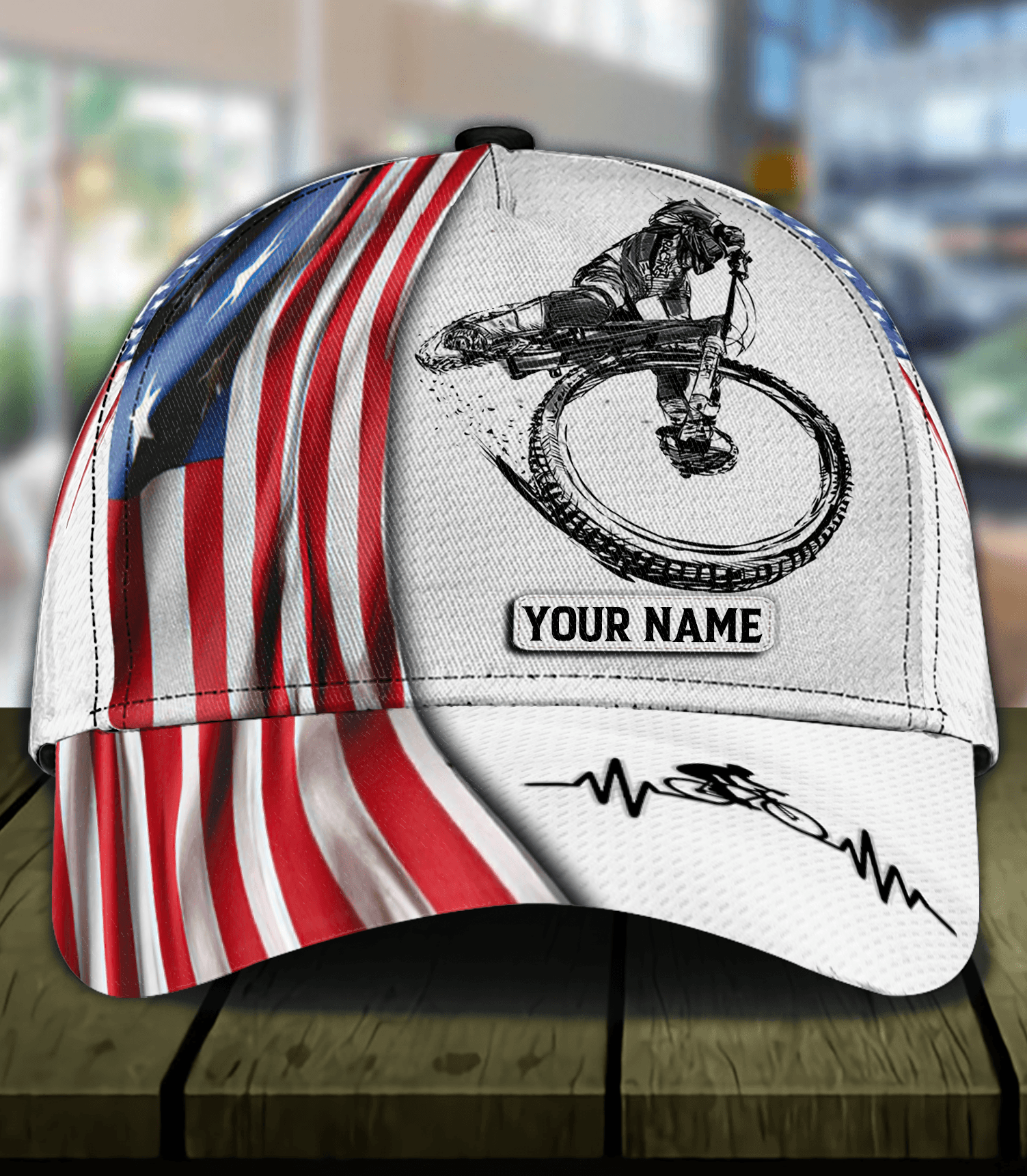 Personalized Cycling Classic Cap Trucker Hats Custom Hats Gifts For Men & Women