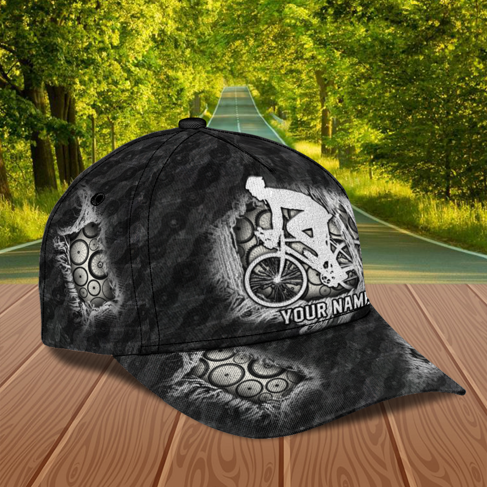 Personalized Cycling Classic Cap Trucker Hats Custom Hats Gifts For Men & Women