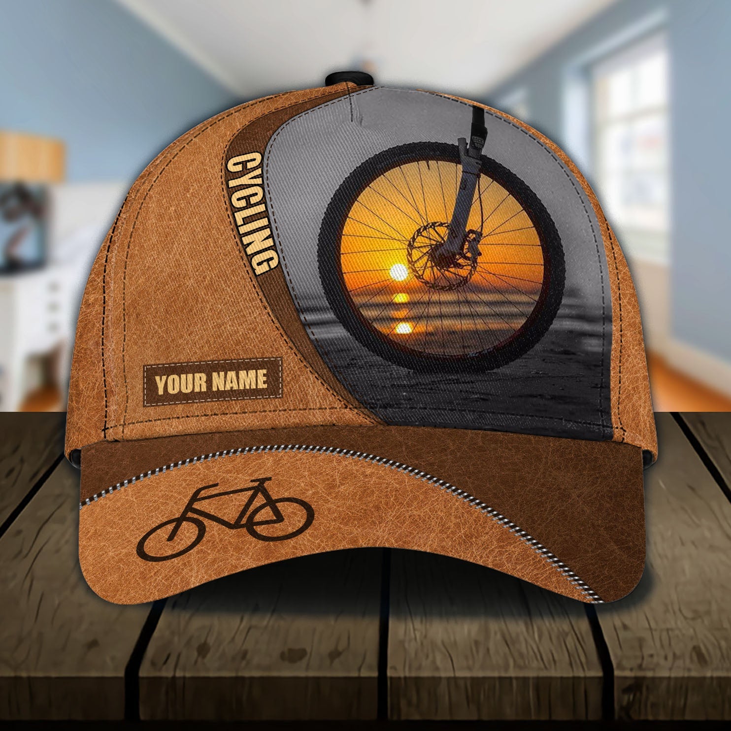 Personalized Cycling Classic Cap Trucker Hats Custom Hats Gifts For Men & Women