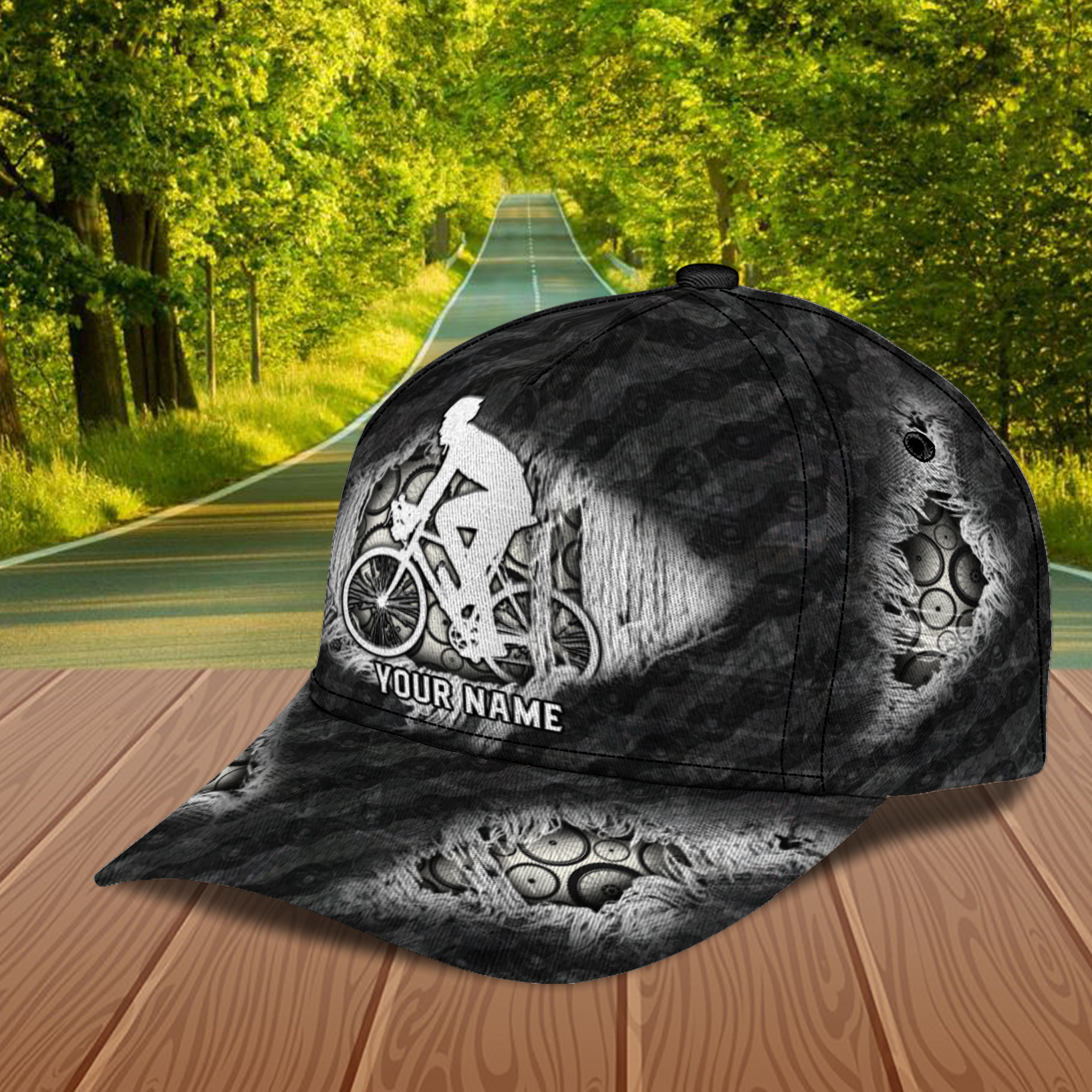 Personalized Cycling Classic Cap Trucker Hats Custom Hats Gifts For Men & Women