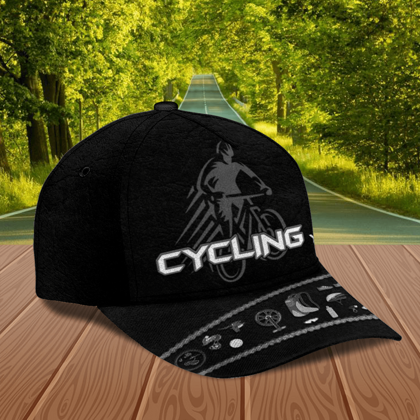 Personalized Cycling Classic Cap Trucker Hats Custom Hats Gifts For Men & Women