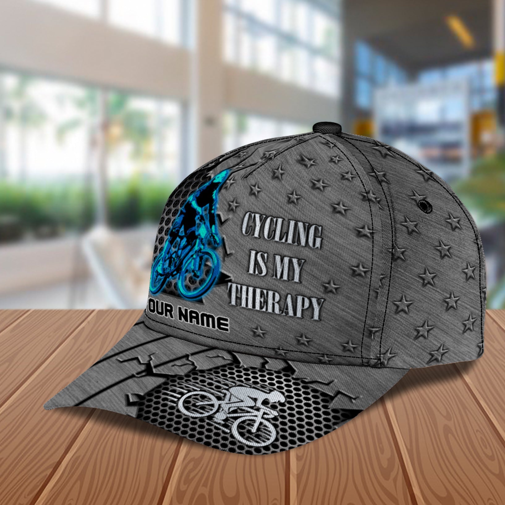 Personalized Cycling Classic Cap Trucker Hats Custom Hats Gifts For Men & Women