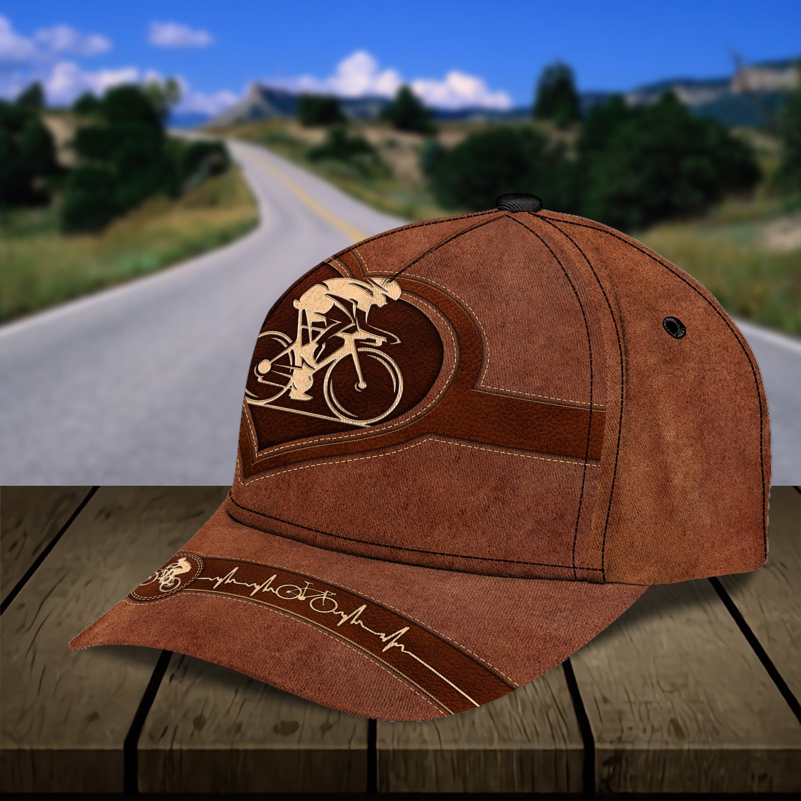 Personalized Cycling Classic Cap - C Trucker Hats Custom Hats Gifts For Men & Women