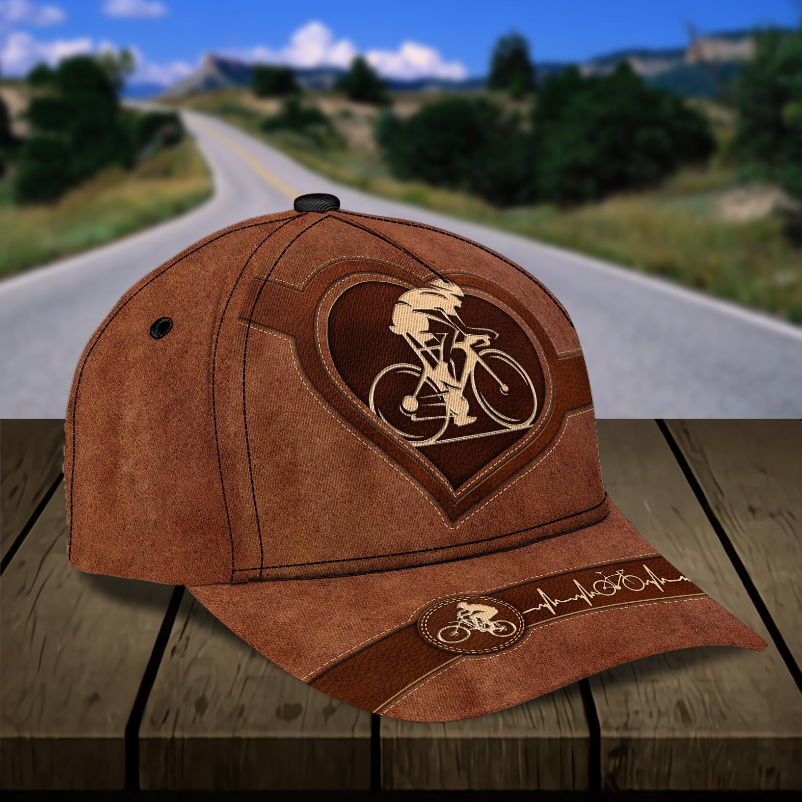Personalized Cycling Classic Cap - C Trucker Hats Custom Hats Gifts For Men & Women