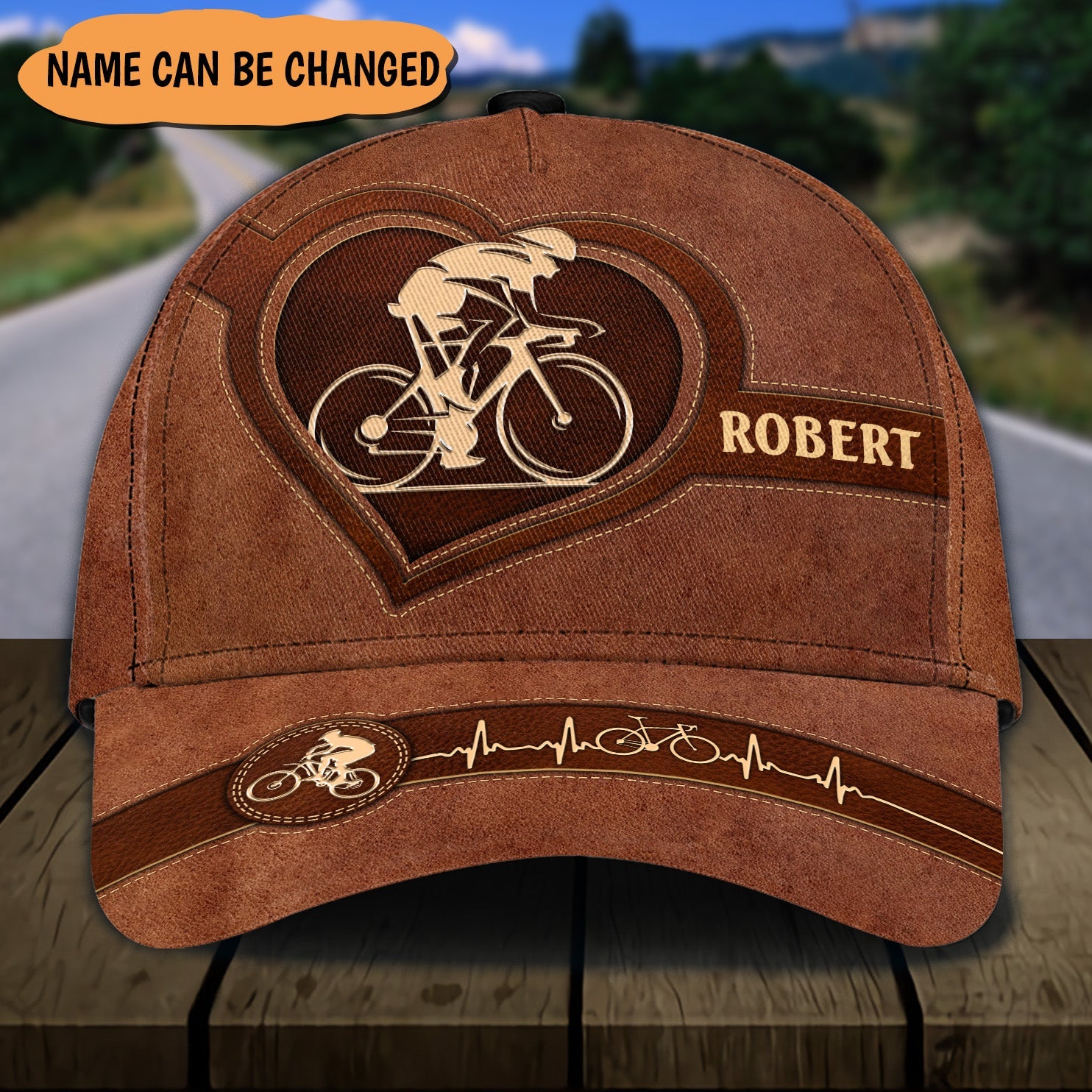 Personalized Cycling Classic Cap - C Trucker Hats Custom Hats Gifts For Men & Women
