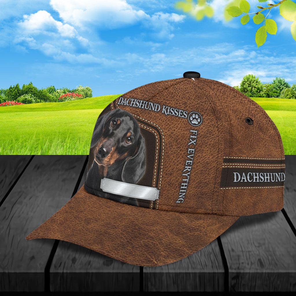 Personalized Dachshund Classic Cap, Personalized Gift for Dachshund Lovers Trucker Hats Custom Hats Gifts For Men & Women